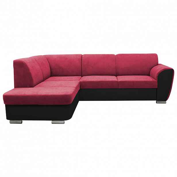 MID.YOU ROHOVÁ SEDAČKA, textil, červená, černá