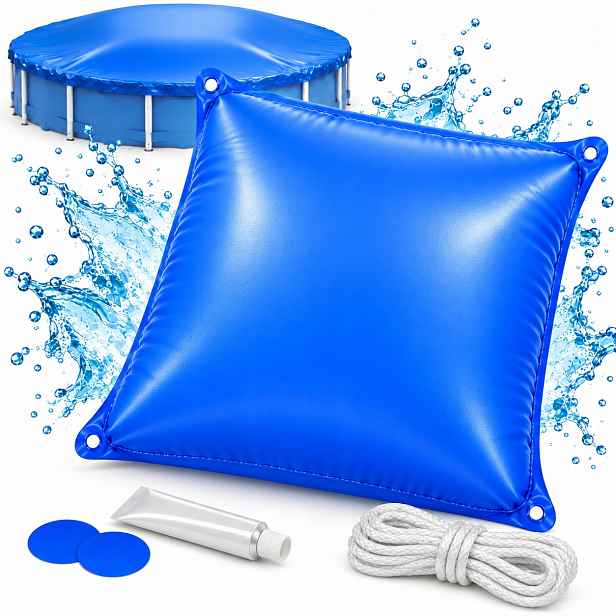 Polštář 120 x 120 cm pod kryt bazénu na zimu omezuje zanesení sněhu