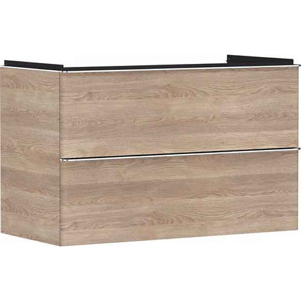 Skříňka pod umyvadlo bez umyvadla Hansgrohe Xelu Q 98x62,5x47,5 cm přírodní dub 54033000