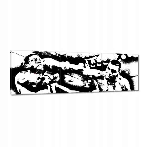 Hodiny 120x40 Mike Tyson Boxer Boj