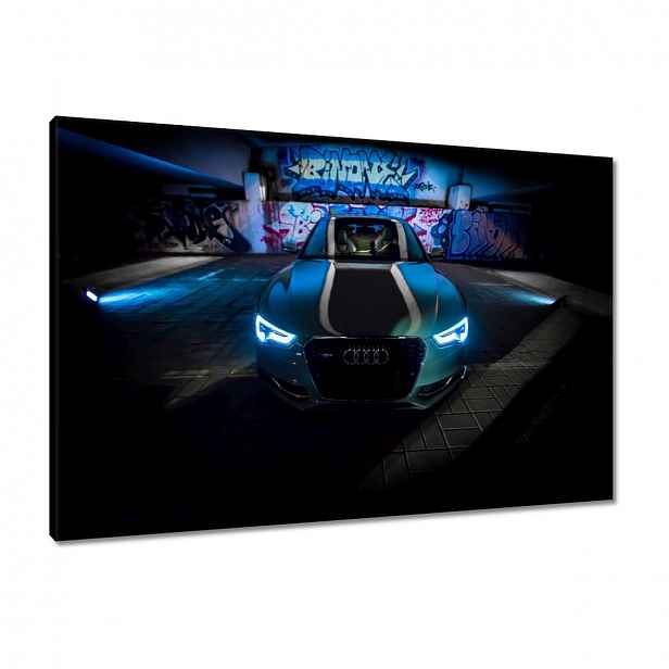 Obrazy 90x60 Modré Audi Auta