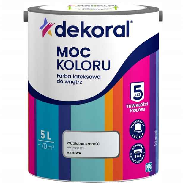 Dekoral Barva Barva Power Of Color Fluent Grey 5L