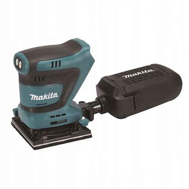 Makita DBO480Z aku vibrační bruska Lxt 18V, 114*102mm, suchý zip, 11000/140