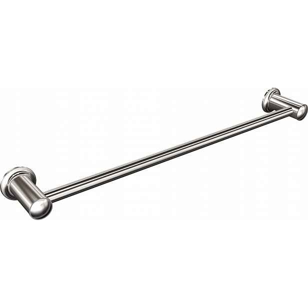 Nástěnný koupelnový věšák na ručníky trubka 60 cm Chrom