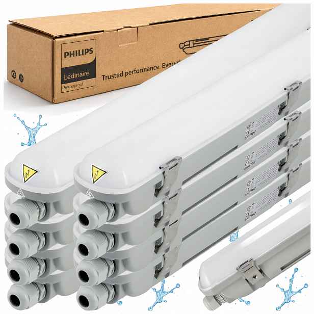 Philips Vodotěsná Led lampa 120 cm 22 W 2400 lm WT065C Ledinaire 8x