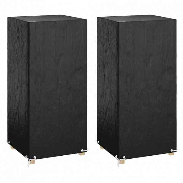vidaXL Plachty na zahradní židle 2 ks 8 oček 75 x 70 x 140 cm PE