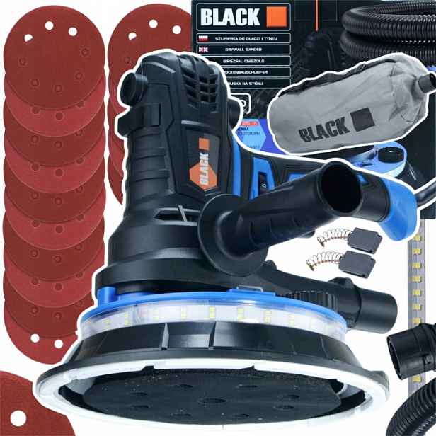 Bruska Na Sádrokarton Špachtovacích Hmot Těsnění S Led Osvětlením Black Akce Pouze Tento Týden