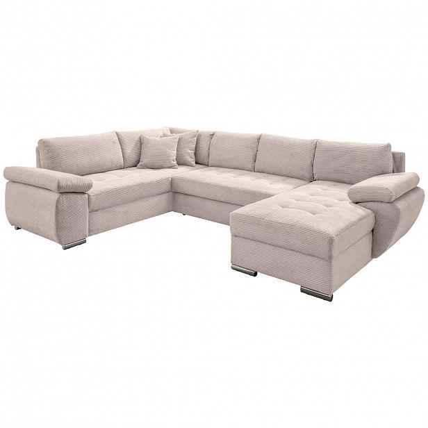 P & B SEDACÍ SOUPRAVA, textil, béžová