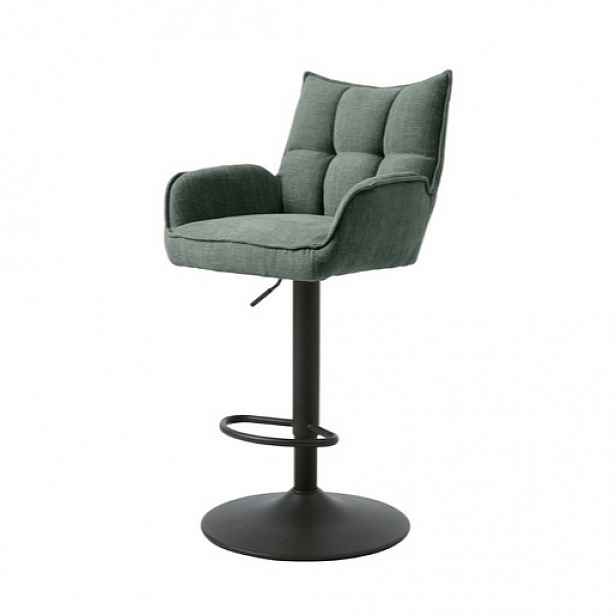 Unique-Furniture Marilla barová židle zelená hladká látka 54840005