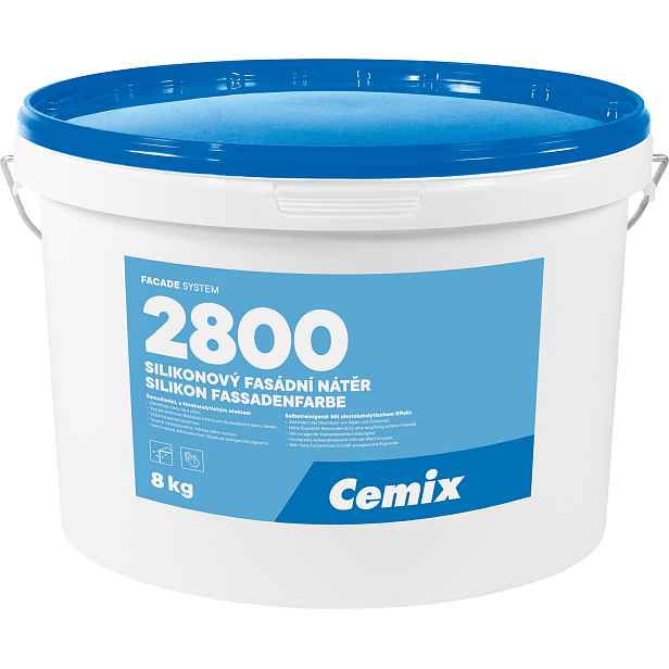 Barva fasádní silikonová Cemix 2800 8 kg