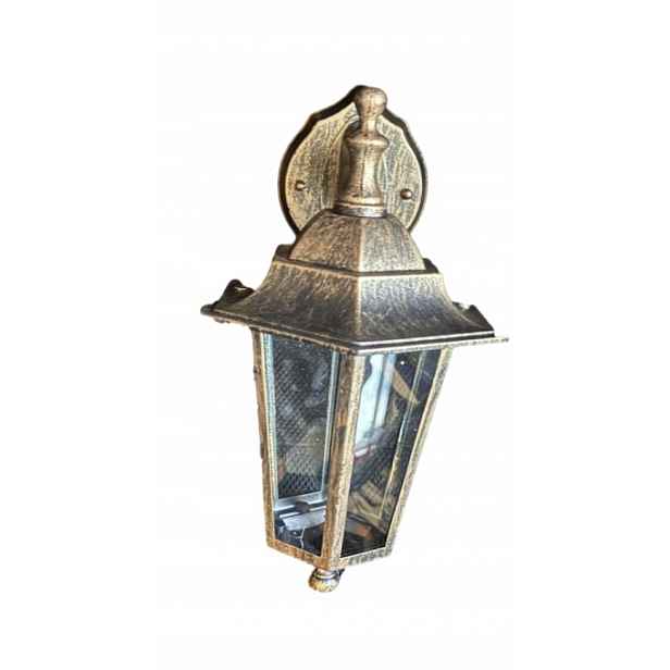 venkovní nástěnné svítidlo zahradní lampa zlatá