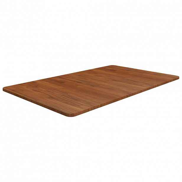 vidaXL Koupelnová deska tmavě hnědá 100x60x1,5 cm ošetřený masiv