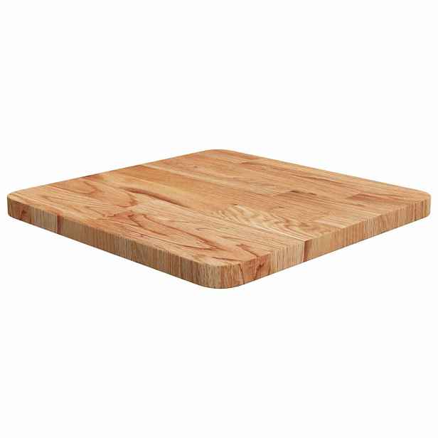 vidaXL Čtvercová stolní deska světle hnědá 40x40x2,5 cm ošetřený dub