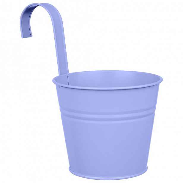 Butlers ZINC Závěsný květináč 16 cm - fialová