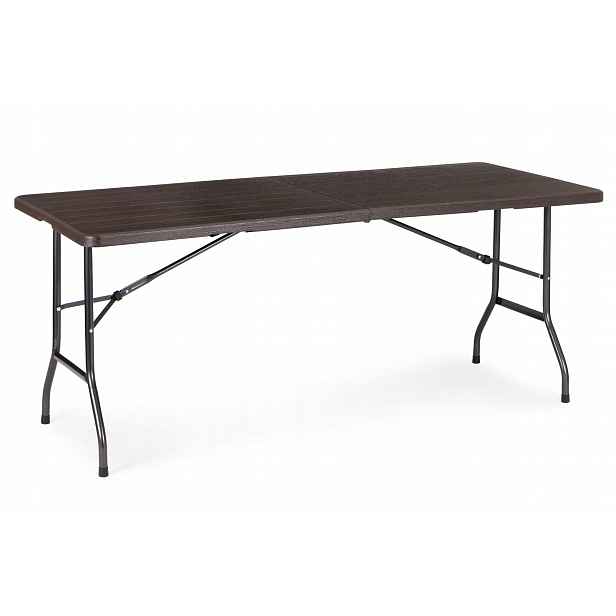 MultiGarden SZK-180B Skládací cateringový stůl 180 cm, hnědý
