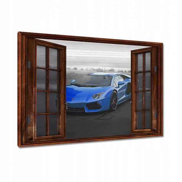 Obrazy 120x80 Modré sportovní auto