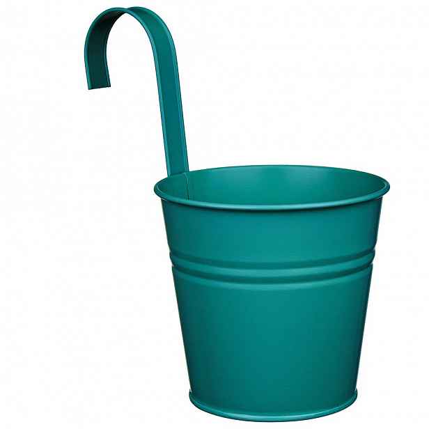 Butlers ZINC Závěsný květináč 16 cm - petrolejová