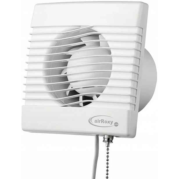Domácí Nástěnný Koupelnový Ventilátor Se Zástrčkou A Vypínačem Fi 150, Tichý