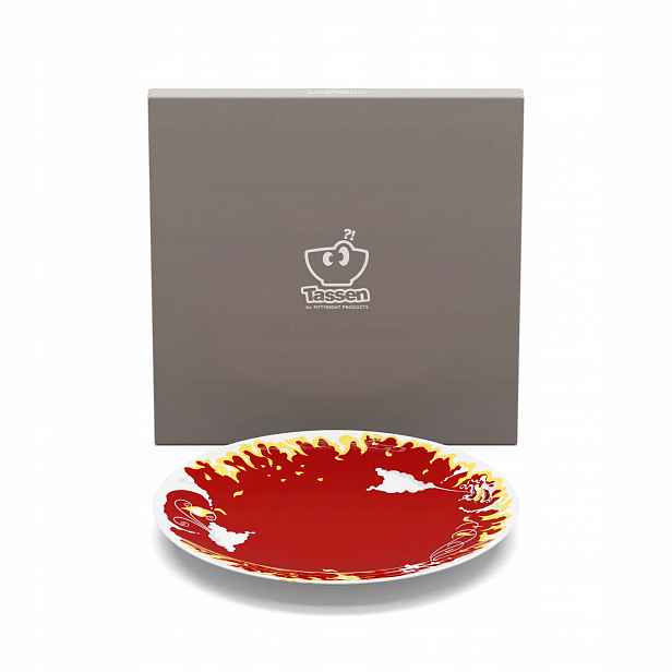 Porcelánový talíř 28 cm Hot 58products Tassen