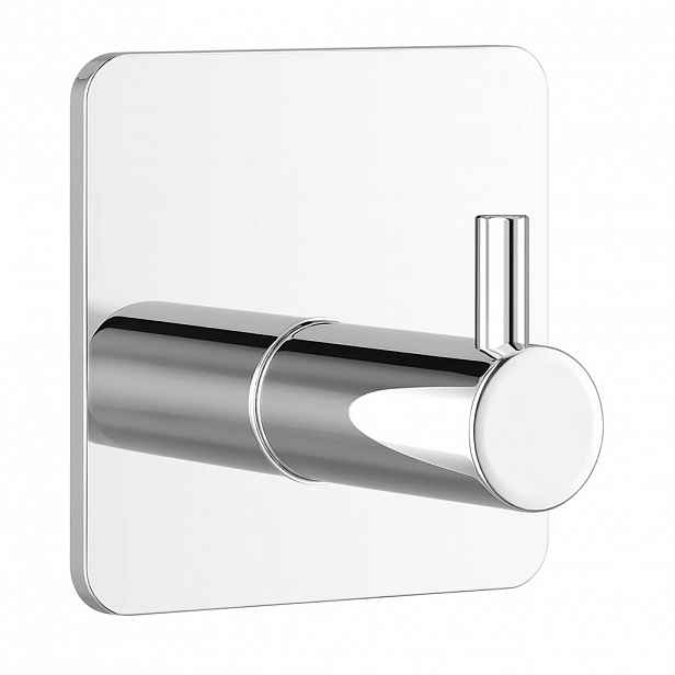 Samolepící věšák na ručníky Reno - chrom - 479395