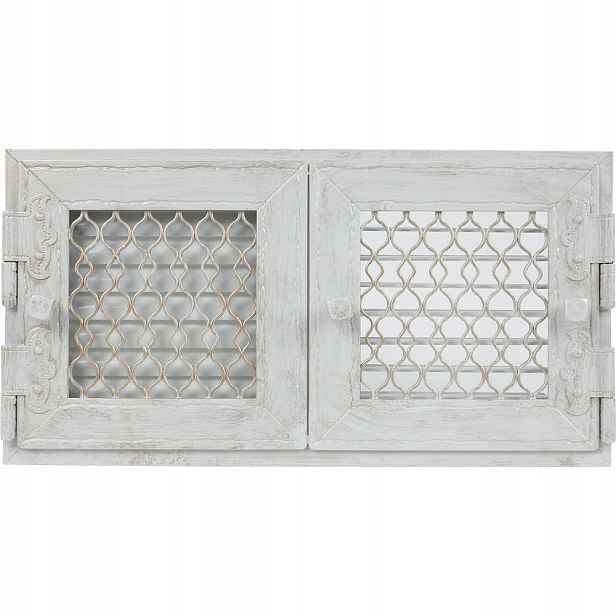 Ventilační mřížka do krbu Retro 22 bílá
