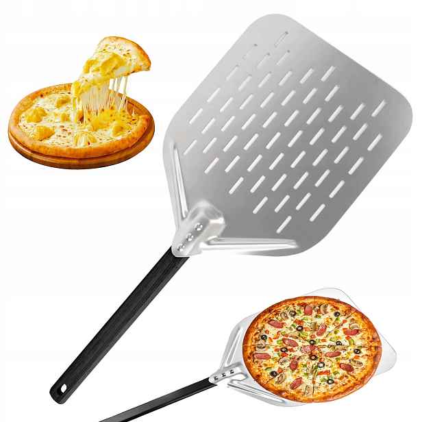 Lopata Na Pizzu Chléb Profesionální Skládací Inox S Otvory 39.5x30CM
