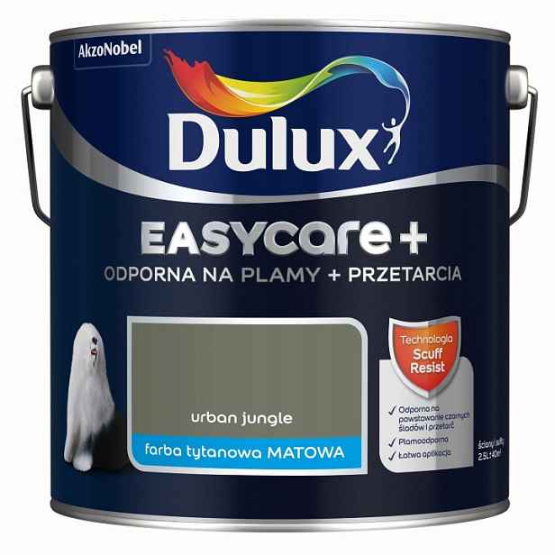 Dulux Barva Latexová Barva Easycare+ 2,5 L Urban Jungle