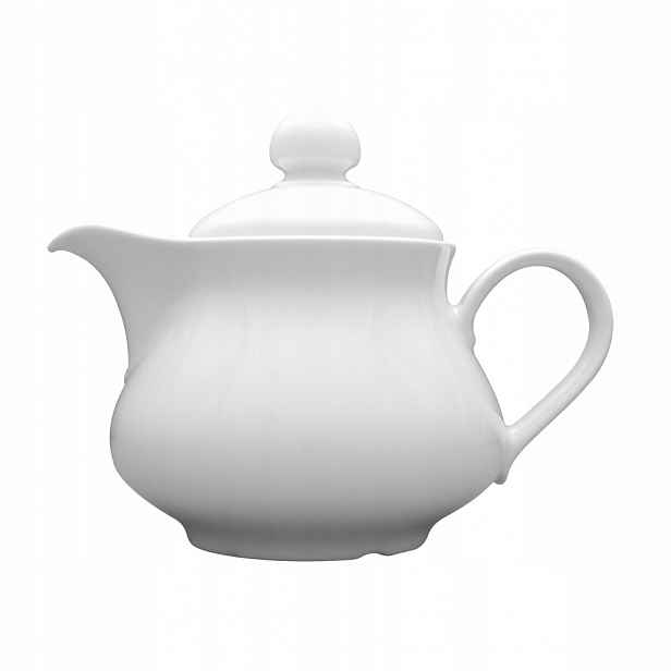 Lubiana Versailles Konvice Bílá porcelánová konvička s víčkem 400 ml