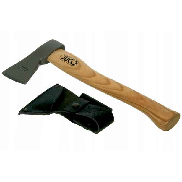 Bivaková sekera Survival Bushcraft Tvrzená Juco 400g Sekera 55HRC