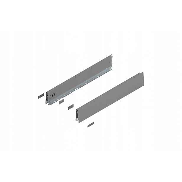 Blum 470M5502S Bok Merivobox, výška M (91 mm) 550 mm, šedá matná barva