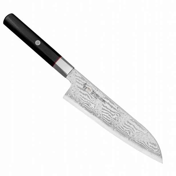 Mcusta Zanmai VG-10 Splash Japonský Nůž Kuchyňský Santoku Na Zeleniny 18cm