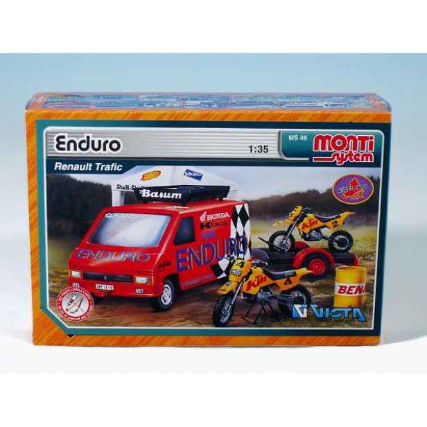 Monti Enduro Renault Trafic Stavebnice 1:3v krabici 22x15x6cm