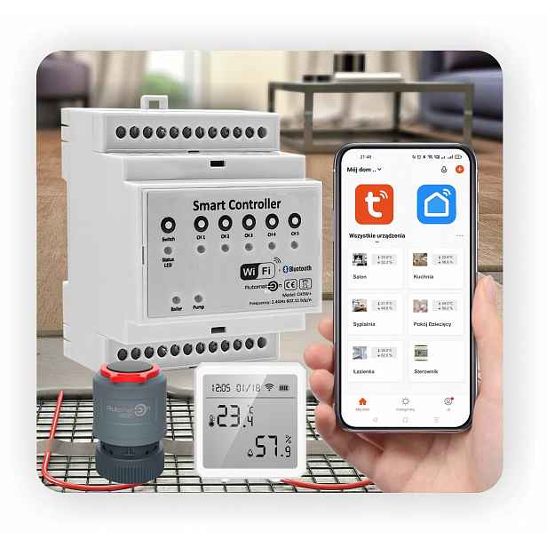 Sada pro WiFi podlahové vytápění – 3 okruhy