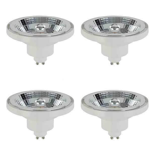 Tk Lighting Sada 4x Led GU10 AR111 Žárovka 12W 3300-4500K Reflektor