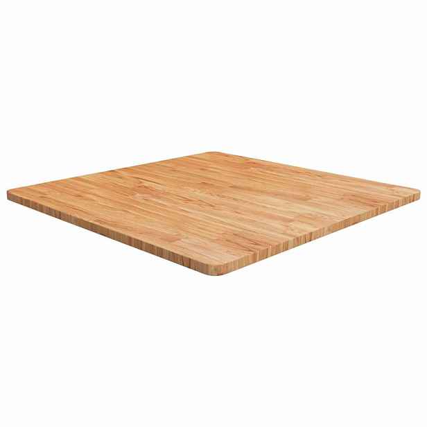 vidaXL Čtvercová stolní deska světle hnědá 90x90x2,5cm ošetřený dub