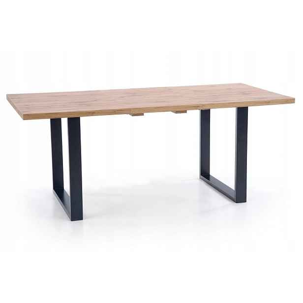 Jídelní rozkládací stůl Mevon 2 160/210 cm dub wotan/černý