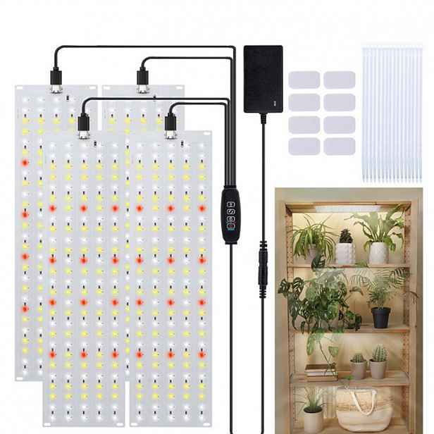 Led Lampa Pro Pěstování Rostlin Full Spectrum 30 CM Stimuluje Růst Rostlin 4KS