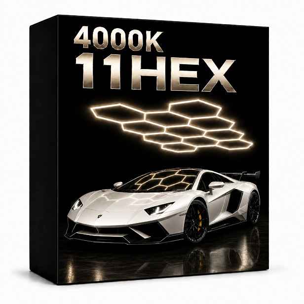 Heksagon Led panel 4000K bílé auto studio HEX11 322W 229x315 cm