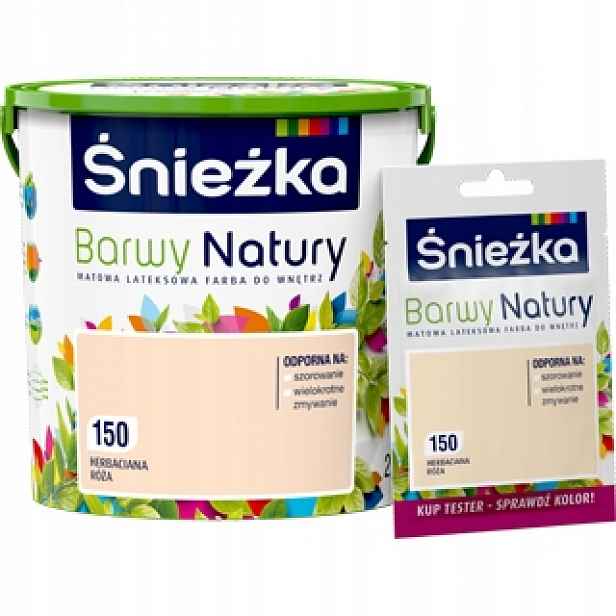 Śnieżka Barvy přírody čajová růže 150 5 l