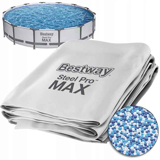 Bazénová vana s potahem do bazénu Bestway Steel Pro Max 427x84 cm