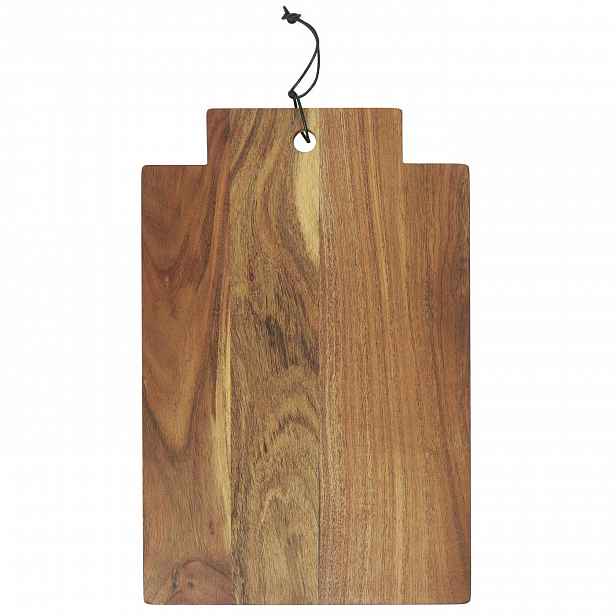IB Laursen Dřevěné obdélníkové prkénko s širokou rukojetí OILED ACACIA WOOD