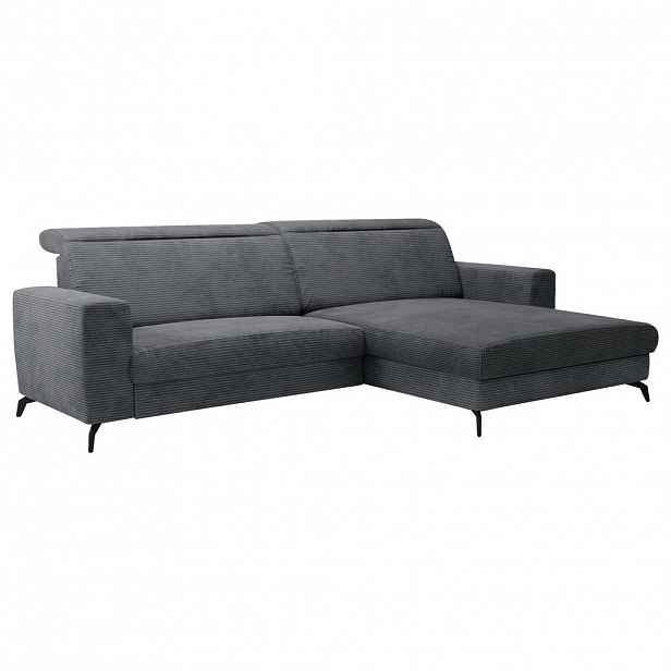 Sit & More ROHOVÁ SEDAČKA, textil, šedá