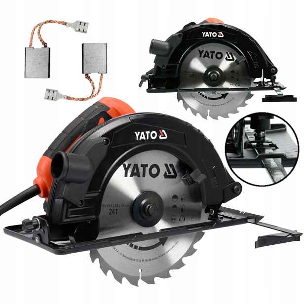 Elektrická Kotoučová Pila 235 MM 2800 W Na Dřevo Yato