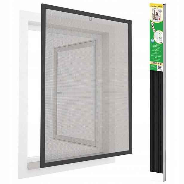 Moskytiéra na okno 100 x 120 cm Síť proti komárům Easy Life