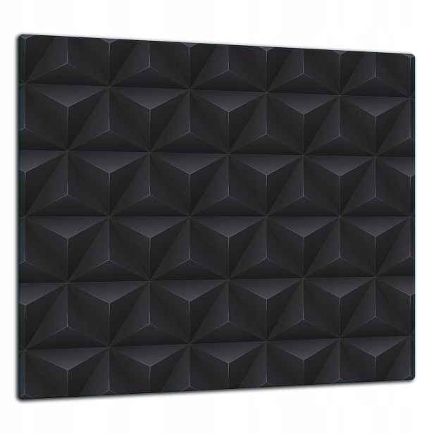 7v1 Skleněná Deska Ochranný Panel 65x60 Černé Tvrzené Sklo