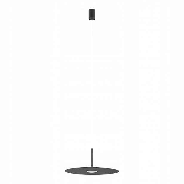 Černá závěsná lampa Simone s nastavitelnou výškou nad stolem Nowodvorski
