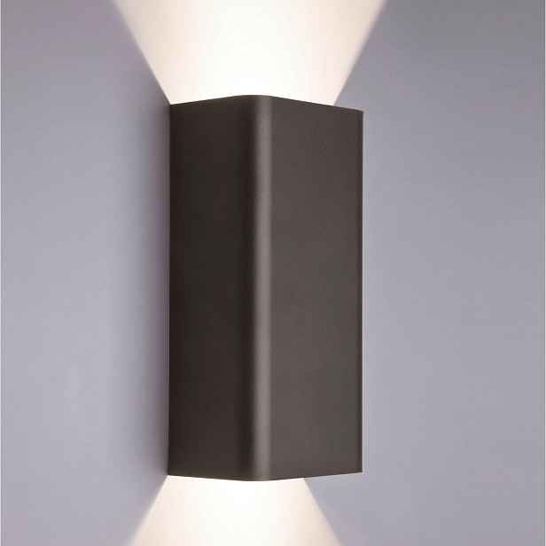 Nástěnná lampa shora dolů moderní glamour grafitová gu10 lampa