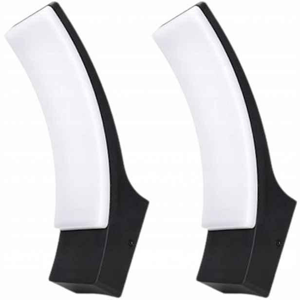 2x Fasádní nástěnné svítidlo Led lampa 12W IP65 Venkovní nástěnné svítidlo Fasáda