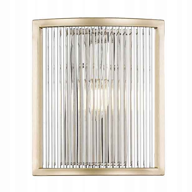Nástěnné svítidlo zlaté skleněné tyče Art Deco glamour do ložnice Zuma Line