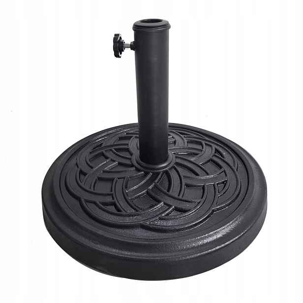Stojan na zahradní slunečník, stojan těžký 12 kg, vintage styl, podstavec Ø45 cm